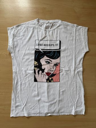 T-shirt « Love gossips !!! » - Mango